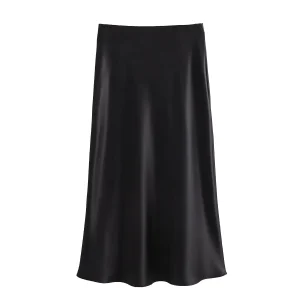 Jupe Noir Satin